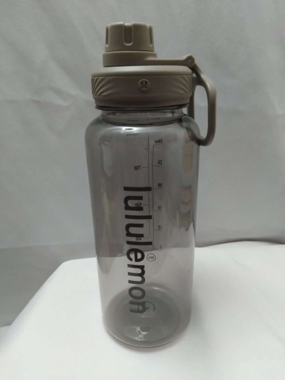 LULULEMON Clear Water Bottle 32oz - HTF Gray